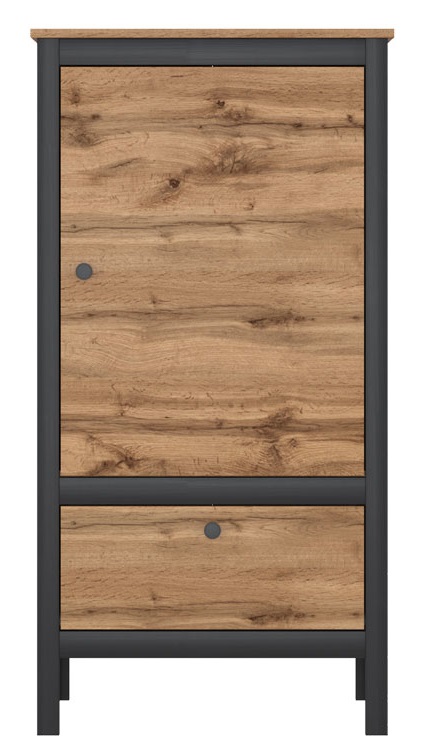 Фото Шкаф Loft REG1D1S/60 от производителя Black Red White (БРВ) в Щёлкино по цене 12 940 ₽