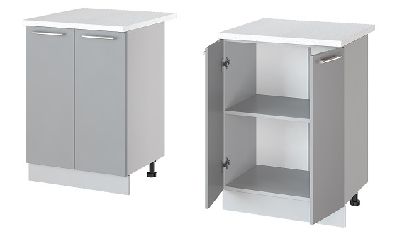 Фото Кухня Бронкс стол-рабочий Н-60 от производителя Леко в Щёлкино по цене 4&nbsp;420 ₽