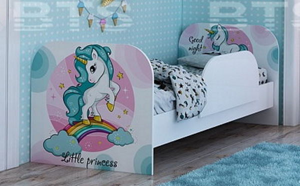 Фото Кровать детская Тойс КР-08 (СМ 80х180) от производителя БТС  в Щёлкино по цене 10&nbsp;440 ₽