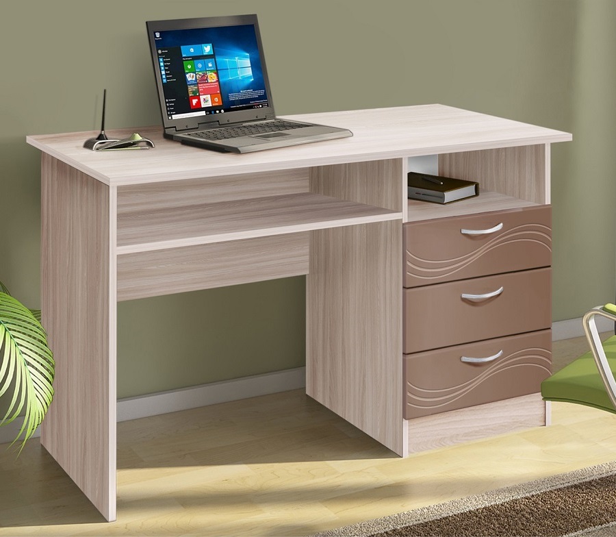 Фото Стол письменный Бриз МДФ от производителя Диал в Щёлкино по цене 5&nbsp;440 ₽