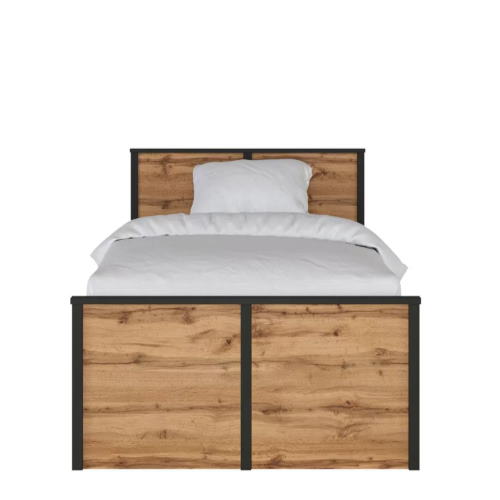 Фото Кровать односпальная Loft LOZ120x200 (СМ 120х200) с основанием от производителя Black Red White (БРВ) в Щёлкино по цене 15 910 ₽