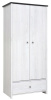 Фото Шкаф Порто SZF2D1S (89) двухдверный от производителя Black Red White (БРВ) в Щёлкино по цене 20&nbsp;080 ₽