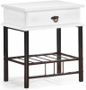 Тумба прикроватная Halmar Fiona (ecru-черный, ecru (Halmar ) )