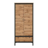 Фото Шкаф Loft SZF2D1S (62) двухдверный от производителя Black Red White (БРВ) в Щёлкино по цене 26&nbsp;620 ₽