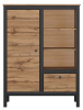 Фото Шкаф Loft REG1D1S/90 от производителя Black Red White (БРВ) в Щёлкино по цене 16&nbsp;360 ₽