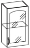 Фото Кухня Селена К-80 (К-56) шкаф навесной 400 (остекленный) от производителя Ставрополь Мебель в Щёлкино по цене 2&nbsp;310 ₽
