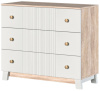 Фото Комод Ланзетти (3 ящика)  от производителя Браво-мебель в Щёлкино по цене 13&nbsp;920 ₽
