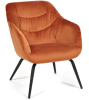 Кресло Драйфес (Dreifus) (mod DM4284) ( Обивка стула:ткань, черный, оранжевый(70ac orange) (Tetchair) )